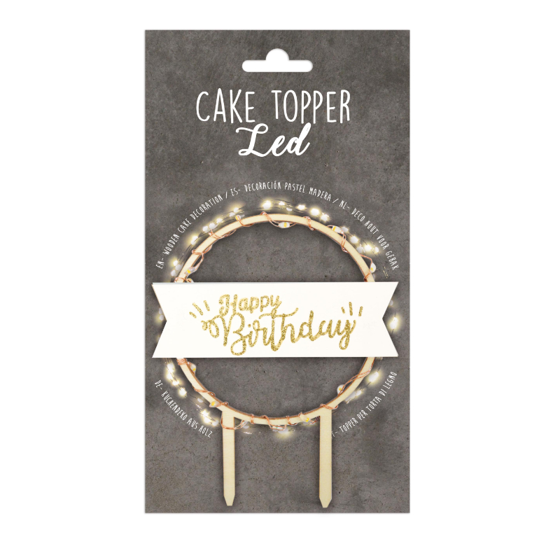Scrapcooking Topper Led Happy Birthday