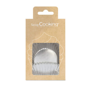Scrapcooking Cupcakevorm Zilver 48 St