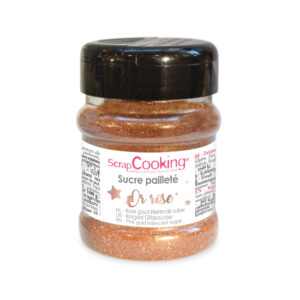 Scrapcooking Glitter Rose Goud 160G
