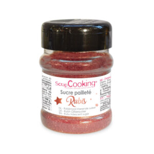 Scrapcooking Glitter Ruby 160G