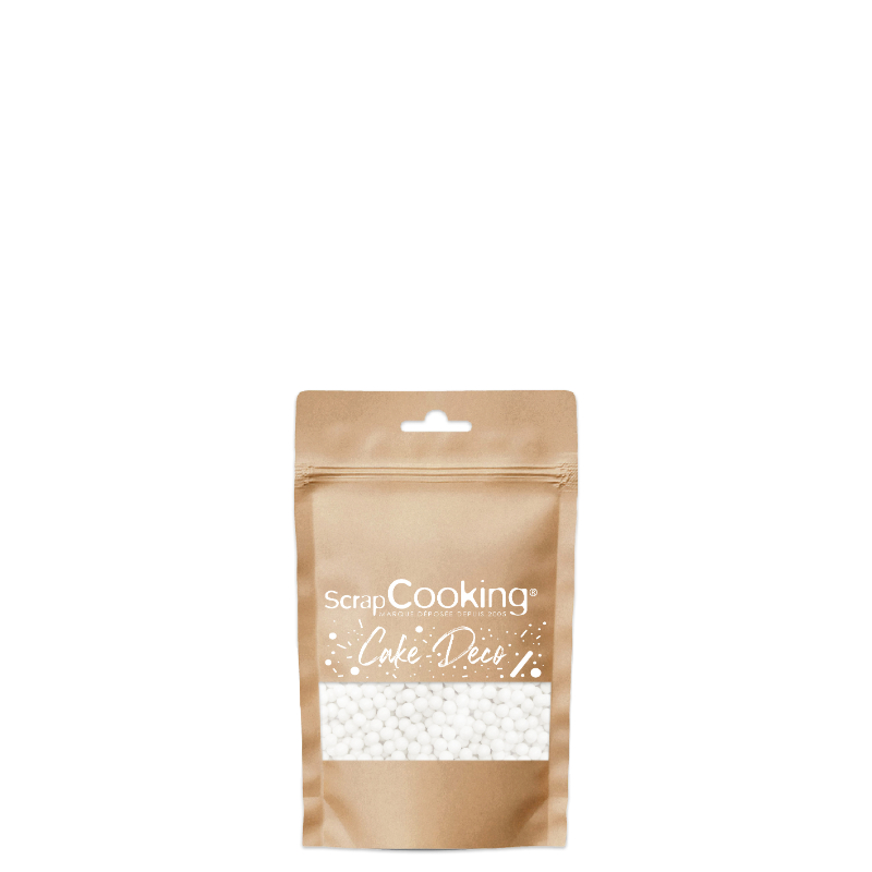 Scrapcooking Suikerparels Wit Nacre 55G