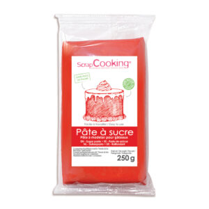 Scrapcooking Suikerpasta Rood 250G