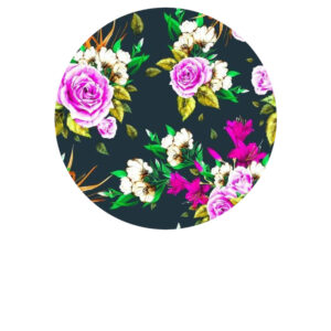 Foodprint Cirkel 18,5Cm Bloemen