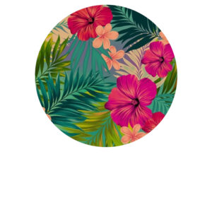 Foodprint Cirkel 18,5Cm Bloemen 4