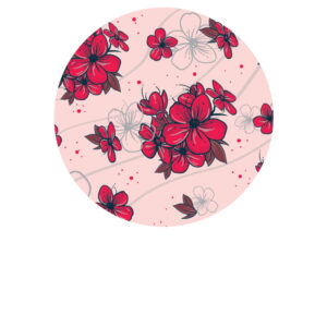 Foodprint Cirkel 18,5Cm Bloemen 8