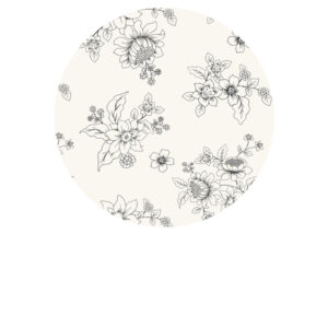 Foodprint Cirkel 18,5Cm Bloemen 13