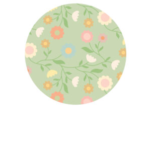 Foodprint Cirkel 18,5Cm Bloemen 14