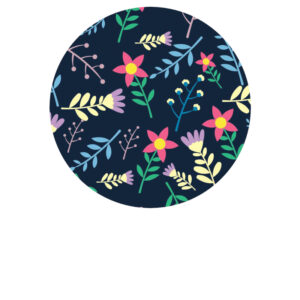 Foodprint Cirkel 18,5Cm Bloemen 15