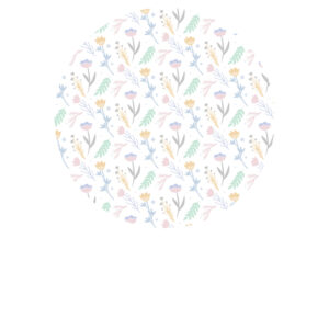 Foodprint Cirkel 18,5Cm Bloemen 17