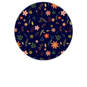 Foodprint Cirkel 18,5Cm Bloemen 26