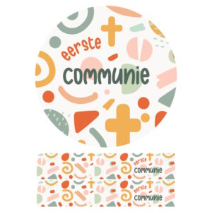 Foodprint Cirkel 18,5Cm Communie Speels / Creatief