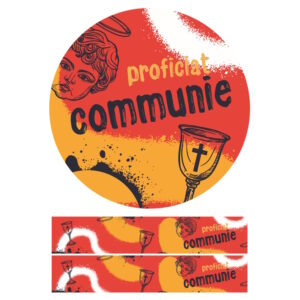 Foodprint Cirkel 18,5Cm Communie Speels / Creatief  1