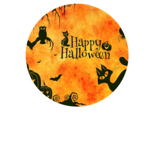 Foodprint Cirkel 18,5Cm Halloween 1
