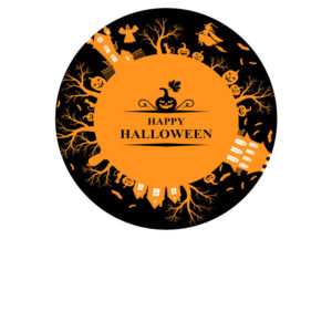 Foodprint Cirkel 18,5Cm Halloween 7