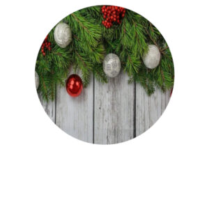 Foodprint Cirkel 18,5Cm Kerst 2