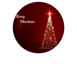 Foodprint Cirkel 18,5Cm Kerst 19