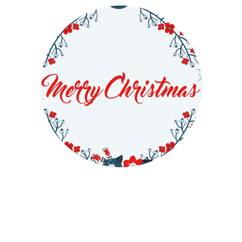 Foodprint Cirkel 18,5Cm Kerst 21