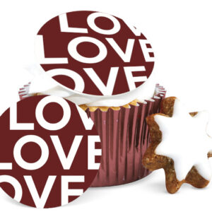 Foodprint Cupcake 15X4,5Cm Liefde Stijlvol / Strak 1
