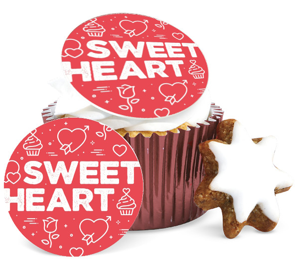 Foodprint Cupcake 15X4,5Cm Liefde Innovatief / Modern 1