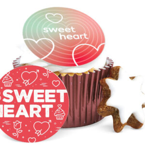 Foodprint Cupcake Mix 15X4,5Cm Liefde 1