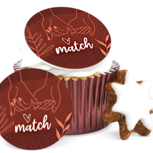 Foodprint Cupcake 15X4,5Cm Liefde Warm / Landelijk 1