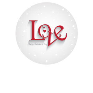 Foodprint Cirkel 18,5Cm Liefde 24