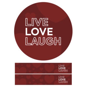 Foodprint Cirkel 18,5Cm Liefde Stijlvol / Strak  1