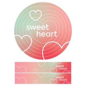 Foodprint Cirkel 18,5Cm Liefde Innovatief / Modern  1