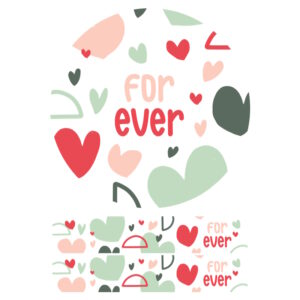 Foodprint Cirkel 18,5Cm Liefde Speels / Creatief