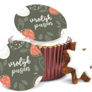 Foodprint Cupcake 15X4,5Cm Pasen Warm / Landelijk 1