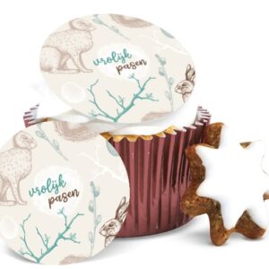 Foodprint Cupcake 15X4,5Cm Pasen Warm / Landelijk