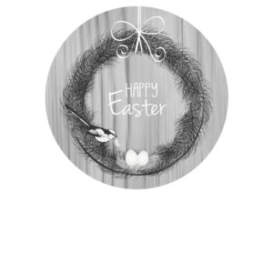 Foodprint Cirkel 18,5Cm Pasen 9