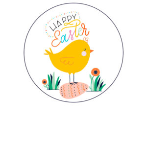 Foodprint Cirkel 18,5Cm Pasen 10