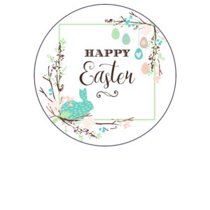 Foodprint Cirkel 18,5Cm Pasen 12