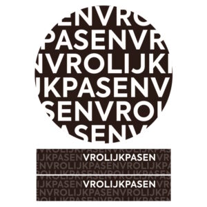 Foodprint Cirkel 18,5Cm Pasen Stijlvol / Strak