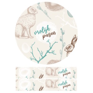 Foodprint Cirkel 18,5Cm Pasen Warm / Landelijk