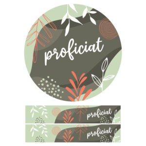 Foodprint Cirkel 18,5Cm Proficiat Warm / Landelijk