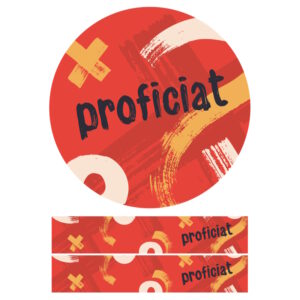 Foodprint Cirkel 18,5Cm Proficiat Speels / Creatief 1