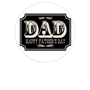 Foodprint Cirkel 18,5Cm Vaderdag 10