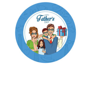 Foodprint Cirkel 18,5Cm Vaderdag 15