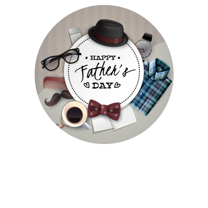 Foodprint Cirkel 18,5Cm Vaderdag 16