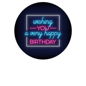 Foodprint Cirkel 18,5Cm Verjaardag 3