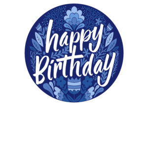 Foodprint Cirkel 18,5Cm Verjaardag 4