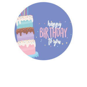 Foodprint Cirkel 18,5Cm Verjaardag 6