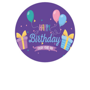 Foodprint Cirkel 18,5Cm Verjaardag 9