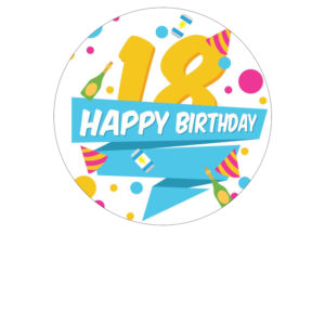 Foodprint Cirkel 18,5Cm Verjaardag 13