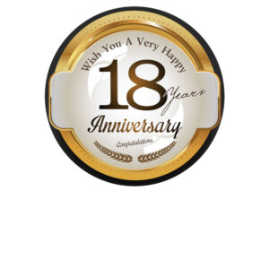 Foodprint Cirkel 18,5Cm Verjaardag 14