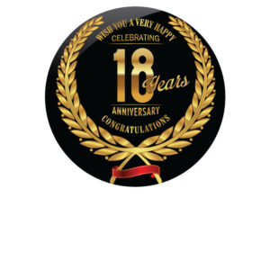 Foodprint Cirkel 18,5Cm Verjaardag 15