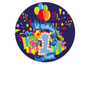 Foodprint Cirkel 18,5Cm Verjaardag 18