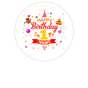 Foodprint Cirkel 18,5Cm Verjaardag 20